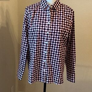 Hinson Wu Button down shirt. NEW-with tags . Medium
